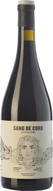 18,95 € 送料無料 | 赤ワイン Frisach Sang de Corb Negre 高齢者 D.O. Terra Alta カタロニア スペイン Grenache, Carignan, Grenache Hairy Eco エコ ビオ オーガニック ボトル 75 cl