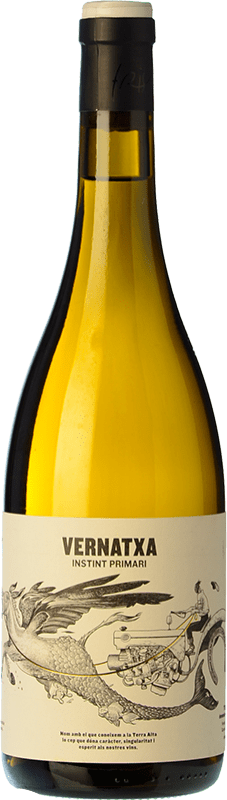 18,95 € Spedizione Gratuita | Vino bianco Frisach Vernatxa Blanc Crianza D.O. Terra Alta Catalogna Spagna Grenache Bianca Bottiglia 75 cl