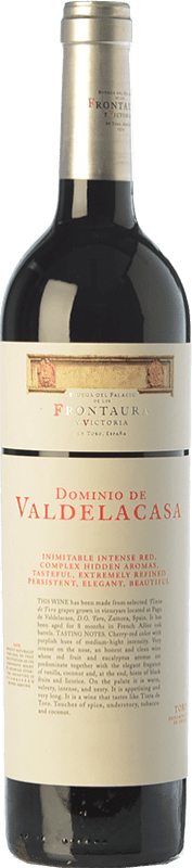 18,95 € 免费送货 | 红酒 Frontaura & Victoria Dominio de Valdelacasa 年轻的 D.O. Toro 卡斯蒂利亚莱昂 西班牙 Tinta de Toro 瓶子 75 cl