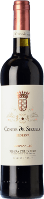 25,95 € Free Shipping | Red wine Frutos Villar Conde Siruela Reserva D.O. Ribera del Duero Castilla y León Spain Tempranillo Bottle 75 cl