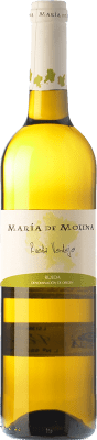 5,95 € Envío gratis | Vino blanco Frutos Villar María de Molina Verdejo D.O. Rueda Castilla y León España Viura, Palomino Fino, Verdejo Botella 75 cl