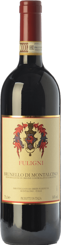 109,95 € Envio grátis | Vinho tinto Fuligni D.O.C.G. Brunello di Montalcino Tuscany Itália Sangiovese Garrafa 75 cl