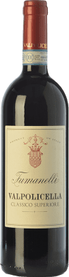 18,95 € Бесплатная доставка | Красное вино Fumanelli Classico Superiore D.O.C. Valpolicella Венето Италия Corvina — Корвина, Rondinella — Рондинелла, Corvinone — Корвиноне Бутылка 75 cl