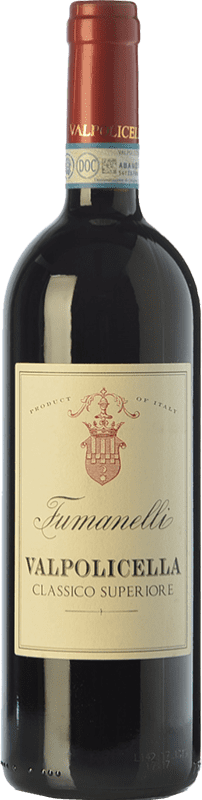 17,95 € Envoi gratuit | Vin rouge Fumanelli Classico Superiore D.O.C. Valpolicella Vénétie Italie Corvina, Rondinella, Corvinone Bouteille 75 cl