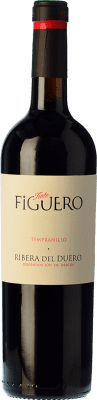 26,95 € 免费送货 | 红酒 Figuero 12 Meses 岁 D.O. Ribera del Duero 卡斯蒂利亚莱昂 西班牙 Tempranillo 瓶子 75 cl