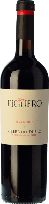 21,95 € Free Shipping | Red wine Figuero 12 Meses Crianza D.O. Ribera del Duero Castilla y León Spain Tempranillo Bottle 75 cl