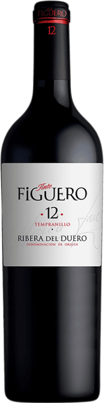 27,95 € Envoi gratuit | Vin rouge Figuero 12 Meses Crianza D.O. Ribera del Duero Castille et Leon Espagne Tempranillo Bouteille 75 cl