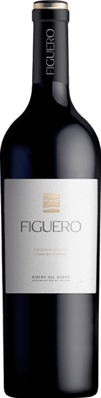26,95 € Free Shipping | Red Wine Figuero 12 Meses Crianza — Aged D.O. Ribera del Duero Castilla y León Spain Tempranillo Bottle 75 cl