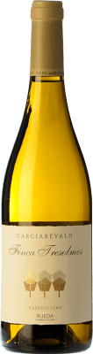 8,95 € Envio grátis | Vinho branco Garciarevalo Tres Olmos sobre Lías D.O. Rueda Castela e Leão Espanha Verdejo Garrafa 75 cl
