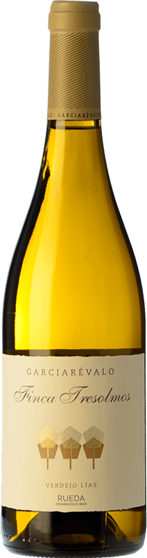 8,95 € Envío gratis | Vino blanco Garciarevalo Tres Olmos sobre Lías D.O. Rueda Castilla y León España Verdejo Botella 75 cl
