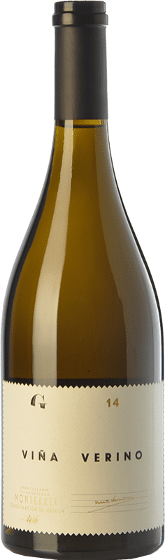 51,95 € Бесплатная доставка | Белое вино Gargalo Viña Verino старения D.O. Monterrei Галисия Испания Godello бутылка 75 cl