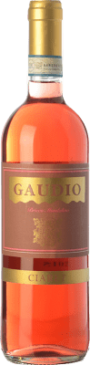 11,95 € Free Shipping | Rosé wine Gaudio Ciaret D.O.C. Monferrato Piemonte Italy Barbera, Freisa Bottle 75 cl