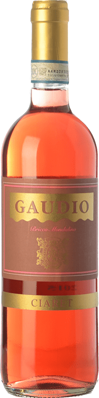 14,95 € Kostenloser Versand | Roséwein Gaudio Ciaret D.O.C. Monferrato Piemont Italien Barbera, Freisa 75 cl