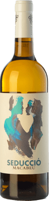 8,95 € Spedizione Gratuita | Vino Bianco Gelamà Seducció D.O. Empordà Catalogna Spagna Macabeo Eco — Biologico 75 cl