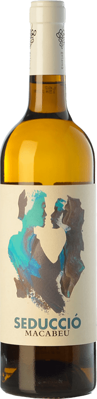 8,95 € Spedizione Gratuita | Vino bianco Gelamà Seducció D.O. Empordà Catalogna Spagna Macabeo Bottiglia 75 cl