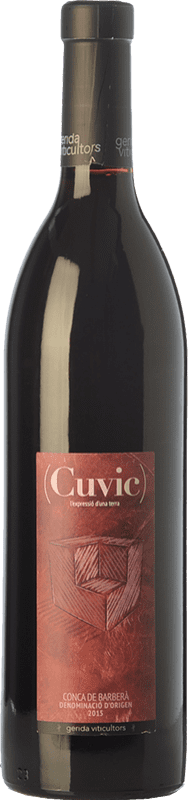 12,95 € Free Shipping | Red wine Gerida Cuvic Aged D.O. Conca de Barberà Catalonia Spain Tempranillo, Syrah, Cabernet Franc Bottle 75 cl