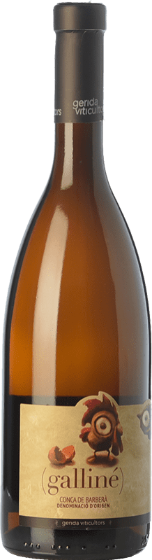 7,95 € Free Shipping | White wine Gerida Galliné D.O. Conca de Barberà Catalonia Spain Parellada, Muscatel Small Grain Bottle 75 cl