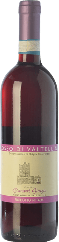 15,95 € Envio grátis | Vinho Tinto Gianatti Giorgio D.O.C. Valtellina Lombardia Itália Nebbiolo 75 cl