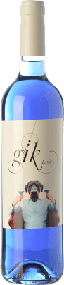 7,95 € Бесплатная доставка | Белое вино Gïk Live Gïk Blue Azul Испания Syrah, Grenache, Viura, Macabeo бутылка 75 cl