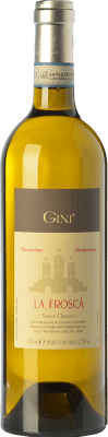 26,95 € Envío gratis | Vino blanco Gini La Froscà D.O.C.G. Soave Classico Veneto Italia Garganega Botella 75 cl