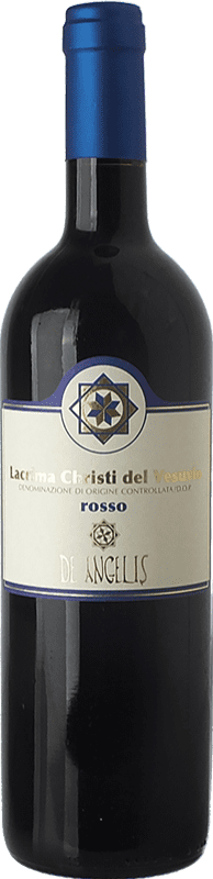 16,95 € 送料無料 | 赤ワイン De Angelis Lacryma Christi Rosso D.O.C. Vesuvio カンパニア イタリア Aglianico, Piedirosso ボトル 75 cl