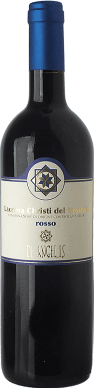 16,95 € Free Shipping | Red wine De Angelis Lacryma Christi Rosso D.O.C. Vesuvio Campania Italy Aglianico, Piedirosso Bottle 75 cl