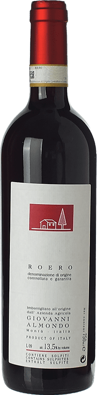 16,95 € Envio grátis | Vinho tinto Giovanni Almondo D.O.C.G. Roero Piemonte Itália Nebbiolo Garrafa 75 cl