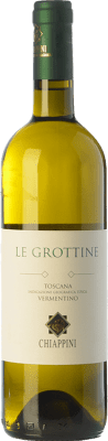 17,95 € Envio grátis | Vinho branco Chiappini Le Grottine D.O.C. Bolgheri Tuscany Itália Vermentino Garrafa 75 cl