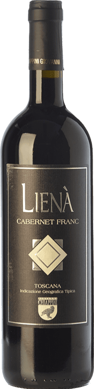 72,95 € Free Shipping | Red wine Chiappini Lienà I.G.T. Toscana Tuscany Italy Cabernet Franc Bottle 75 cl