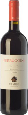 17,95 € 免费送货 | 红酒 Chiappini Rosso Ferruggini D.O.C. Bolgheri 托斯卡纳 意大利 Syrah, Cabernet Sauvignon, Sangiovese 瓶子 75 cl