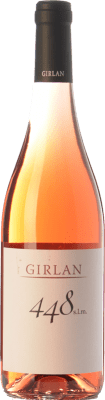 9,95 € Free Shipping | Rosé wine Girlan 448 S.L.M. Rosè I.G.T. Vigneti delle Dolomiti Trentino Italy Pinot Black, Lagrein, Schiava Bottle 75 cl