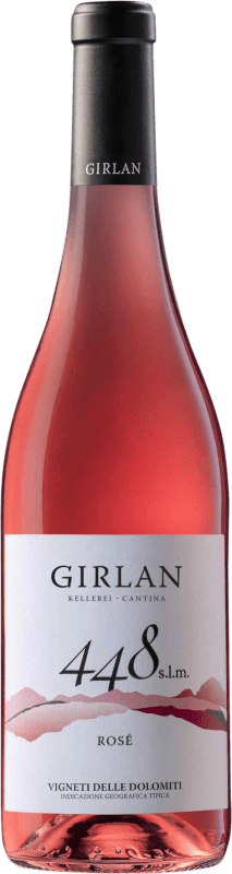 13,95 € Envoi gratuit | Vin Rosé Girlan 448 S.L.M Rosé I.G.T. Vigneti delle Dolomiti Trentin Italie Pinot Noir, Lagrein, Schiava 75 cl