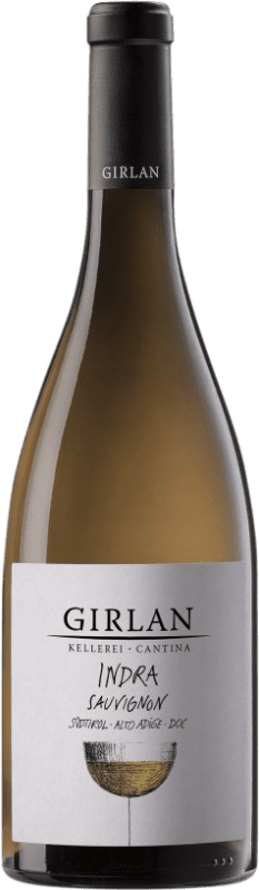 19,95 € Бесплатная доставка | Белое вино Girlan Sauvignon Indra D.O.C. Alto Adige Трентино-Альто-Адидже Италия Sauvignon White бутылка 75 cl