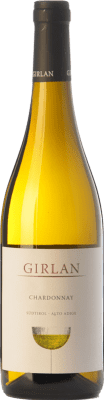11,95 € Kostenloser Versand | Weißwein Girlan D.O.C. Alto Adige Trentino-Südtirol Italien Chardonnay Flasche 75 cl