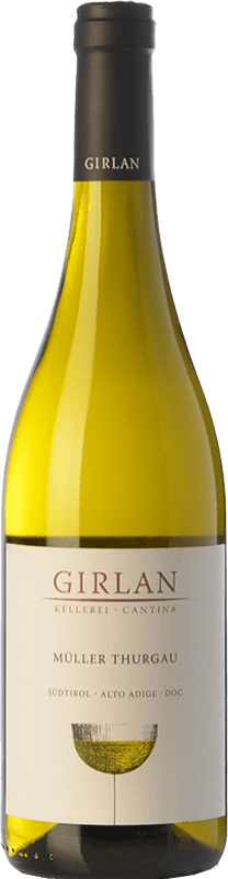 10,95 € Spedizione Gratuita | Vino bianco Girlan D.O.C. Alto Adige Trentino-Alto Adige Italia Müller-Thurgau Bottiglia 75 cl