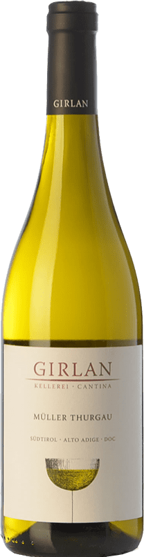18,95 € Envío gratis | Vino Blanco Girlan D.O.C. Alto Adige Trentino-Alto Adige Italia Müller-Thurgau 75 cl