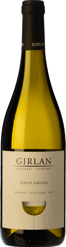 14,95 € Free Shipping | White Wine Girlan D.O.C. Alto Adige Trentino-Alto Adige Italy Pinot Gris Bottle 75 cl