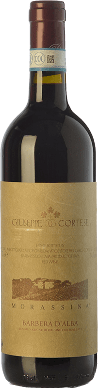 17,95 € Kostenloser Versand | Rotwein Giuseppe Cortese Morassina D.O.C. Barbera d'Alba Piemont Italien Barbera Flasche 75 cl