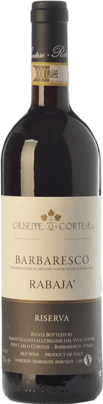 108,95 € Envoi gratuit | Vin rouge Giuseppe Cortese Rabajà Réserve D.O.C.G. Barbaresco Piémont Italie Nebbiolo Bouteille 75 cl