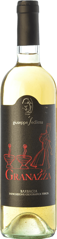 18,95 € Spedizione Gratuita | Vino bianco Sedilesu I.G.T. Barbagia sardegna Italia Granazza Bottiglia 75 cl