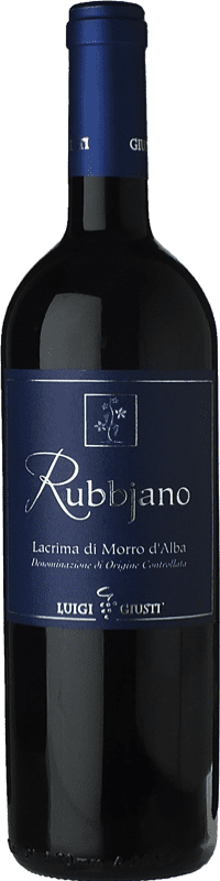 22,95 € 免费送货 | 红酒 Giusti Piergiovanni Rubbjano D.O.C. Lacrima di Morro d'Alba 马尔凯 意大利 Lacrima 瓶子 75 cl
