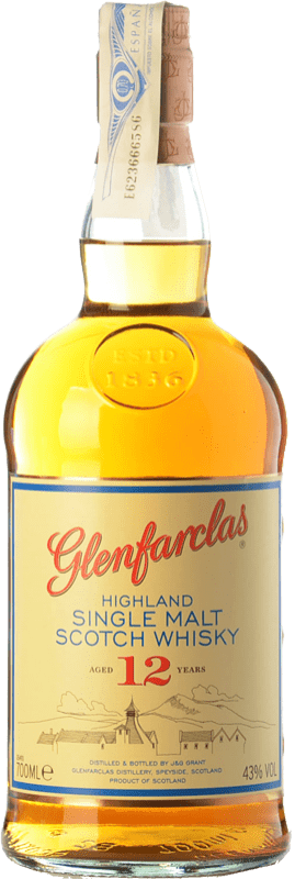 78,95 € 免费送货 | 威士忌单一麦芽威士忌 Glenfarclas 斯佩塞 英国 12 岁 瓶子 70 cl