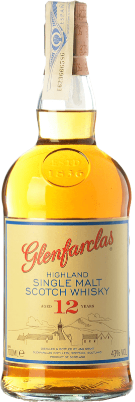 68,95 € 免费送货 | 单一麦芽威士忌 Glenfarclas 斯佩塞 英国 12 岁 70 cl