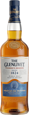 39,95 € Spedizione Gratuita | Whisky Single Malt Glenlivet Founder's Riserva Speyside Regno Unito 70 cl