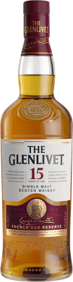 75,95 € Envío gratis | Whisky Single Malt Glenlivet French Oak Speyside Reino Unido 15 Años Botella 70 cl