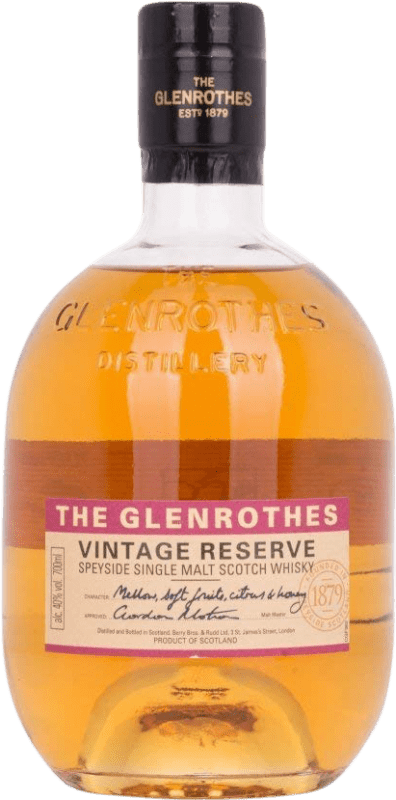 33,95 € 免费送货 | 威士忌单一麦芽威士忌 Glenrothes Vintage 预订 斯佩塞 英国 瓶子 70 cl
