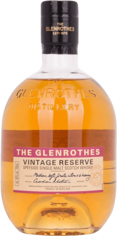 32,95 € Envoi gratuit | Single Malt Whisky Glenrothes Vintage Réserve Speyside Royaume-Uni Bouteille 70 cl