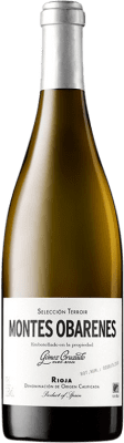 57,95 € Spedizione Gratuita | Vino bianco Gómez Cruzado Montes Obarenes Crianza D.O.Ca. Rioja La Rioja Spagna Viura, Tempranillo Bianco Bottiglia 75 cl