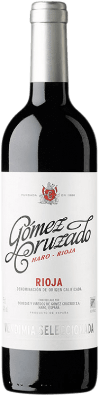 9,95 € Envoi gratuit | Vin rouge Gómez Cruzado Vendimia Seleccionada Jeune D.O.Ca. Rioja La Rioja Espagne Tempranillo, Grenache Bouteille 75 cl