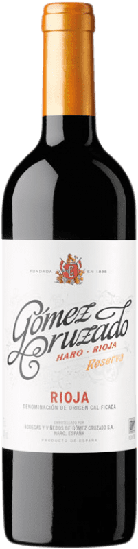 17,95 € Бесплатная доставка | Красное вино Gómez Cruzado Резерв D.O.Ca. Rioja Ла-Риоха Испания Tempranillo бутылка 75 cl